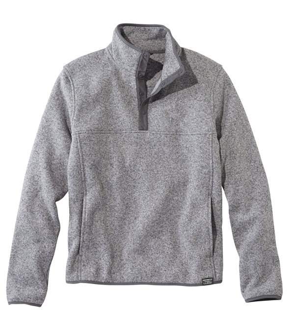 Sweater Fleece Pullover, Grey Heather, large image number 0