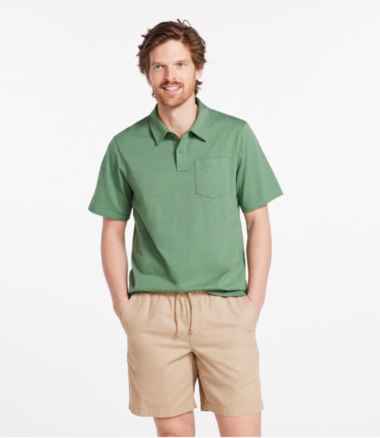 Men's Lakewashed® Organic Cotton Polo, Short-Sleeve