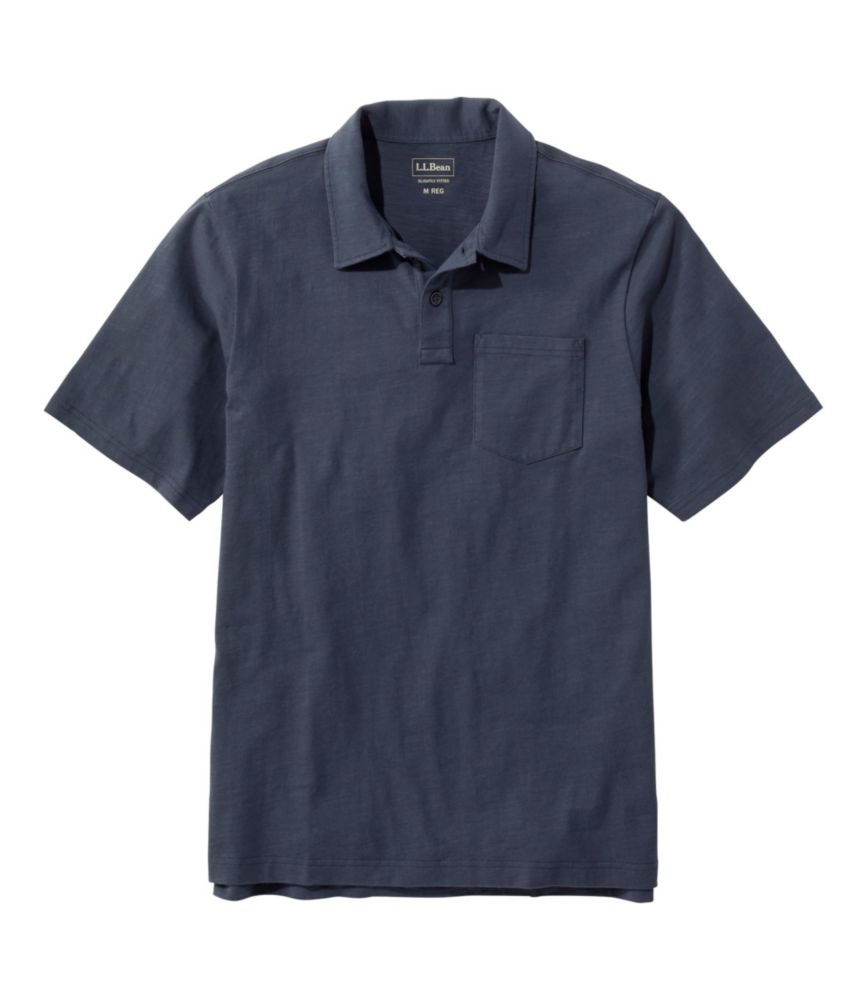 Men S Lakewashed Organic Cotton Polo Short Sleeve Polo Rugby Shirts At L L Bean