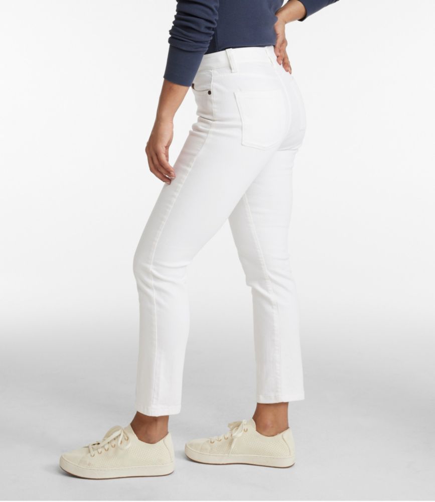 Women's True Shape Jeans, High-Rise Slim-Leg Ankle Colors, Kelp Green, small image number 4