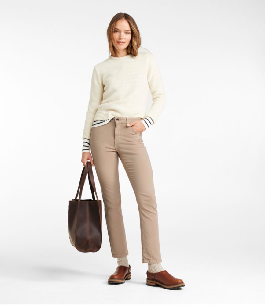 Women's True Shape Jeans, High-Rise Slim-Leg Ankle Colors, Kelp Green, small image number 7
