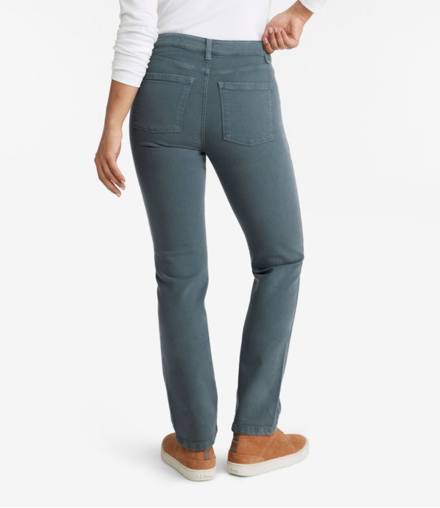 colored straight leg jeans