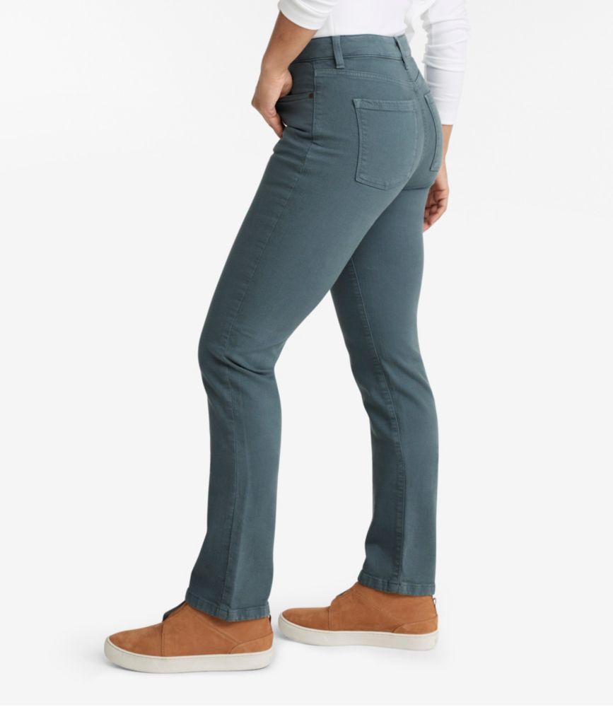 colored straight leg jeans