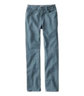 Time and Tru Women's Mid Rise Relaxed Straight Pull On Jeans 