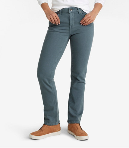 Women's True Shape Jeans, High-Rise Straight-Leg Colors | Jeans at L.L.Bean