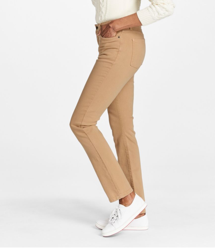 Women's True Shape Jeans, High-Rise Slim-Leg Colors, Tan, small image number 4
