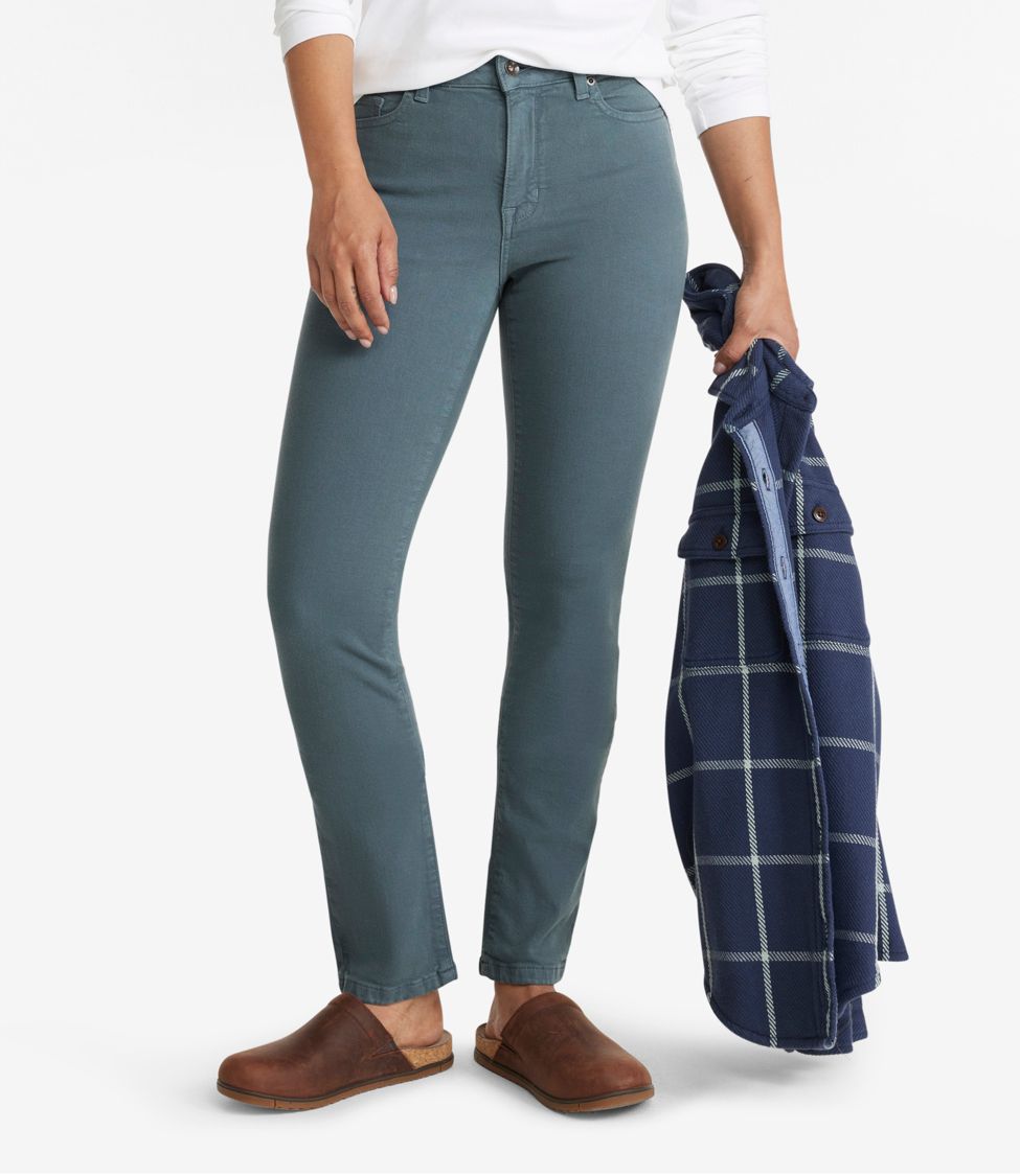 Women's True Shape Jeans, High-Rise Slim-Leg Colors at L.L. Bean