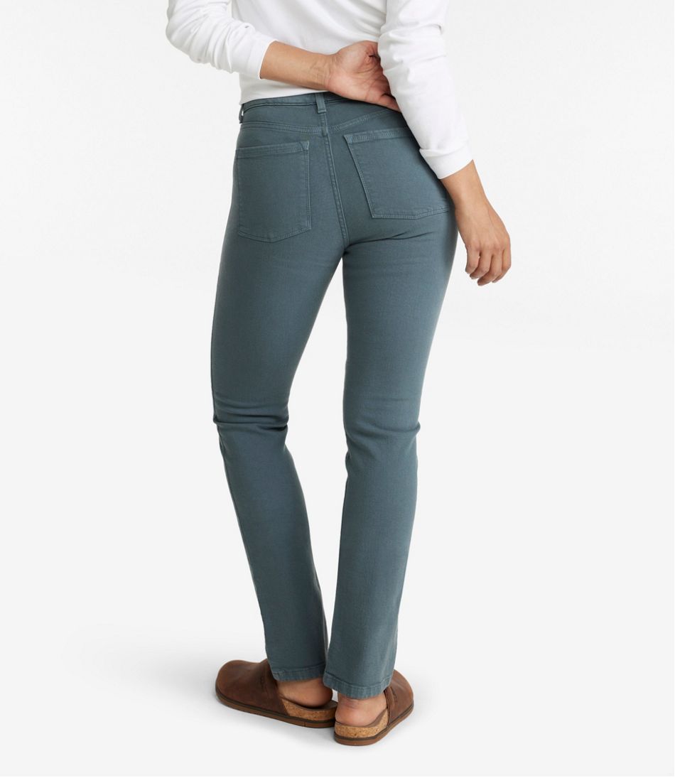 Soft Wear Mid Rise True Skinny Ankle Jeans in Color