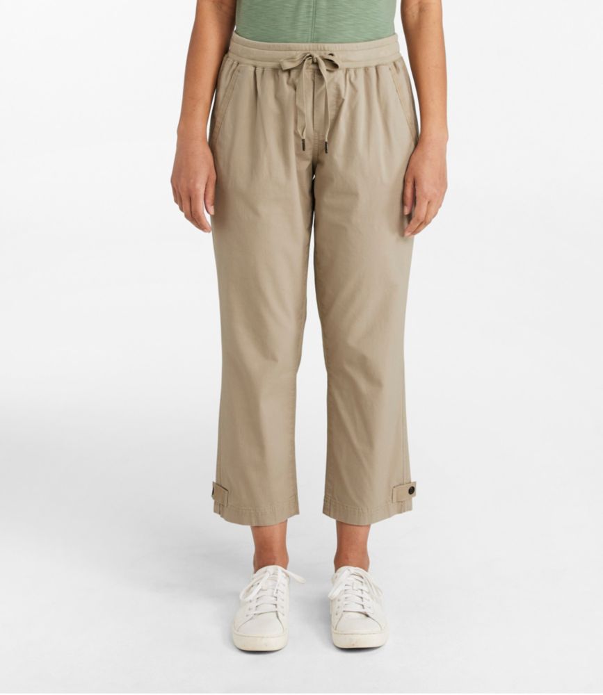khaki crop pants