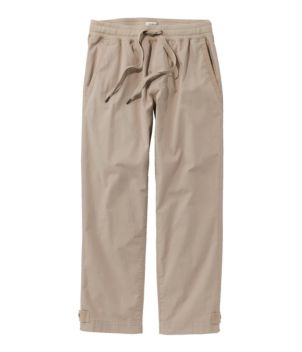 Women's Stretch Ripstop Pull-On Capri Pants, Slim-Leg