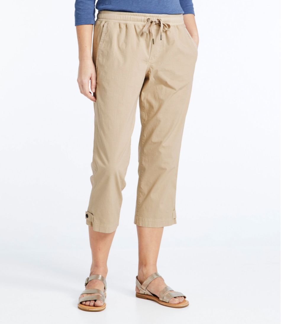 Women's Stretch Ripstop Pull-On Capri Pants, Slim-Leg | Cropped & Capri ...