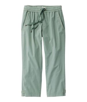 Women's Stretch Ripstop Pull-On Capri Pants, Slim-Leg