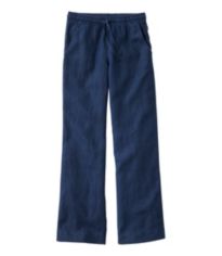 Women's Signature Cotton/TENCEL Utility Pants, Mid-Rise Wide-Leg 