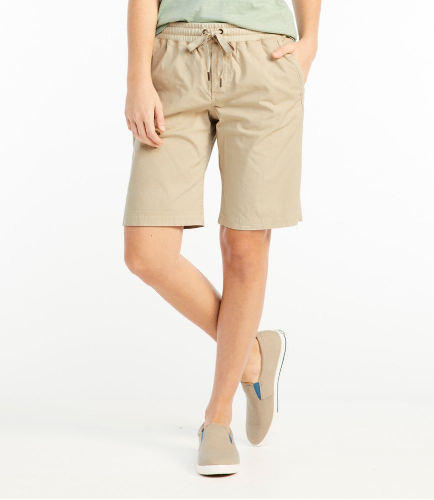 Women's Stretch Ripstop Pull-On Shorts, Dark Taupe, small image number 2