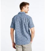 Men's Lakewashed® Organic Cotton Camp Shirt, Short-Sleeve, Print