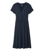Women's Summer Knit Dress, Short-Sleeve Print | Dresses & Skirts at L.L ...