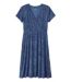 Color Option: Deep Blue Linear Floral, $59.95