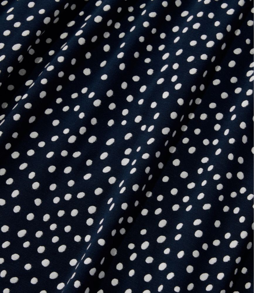 Women's Summer Knit Dress, Short-Sleeve Print