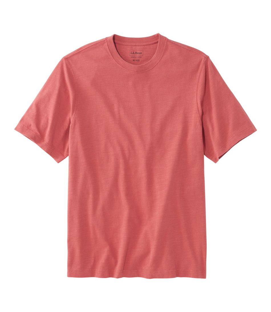 Lakewashed Organic Cotton Tee, Short-Sleeve Casco Bay Red Small | L.L.Bean