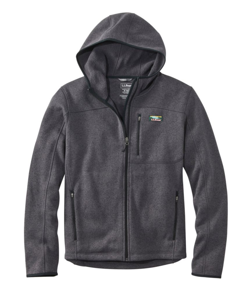 Men's Bean's Sweater Fleece, Hooded FullZip Jacket