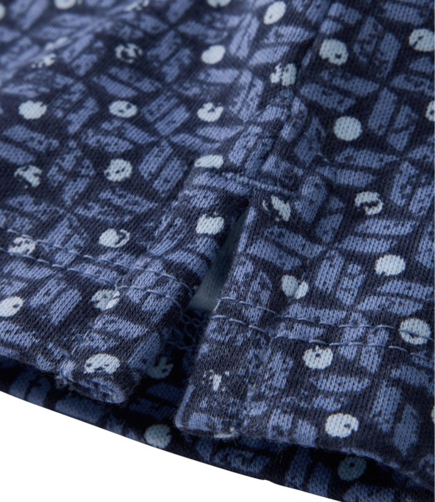 Women's L.L.Bean Tee, Three-Quarter-Sleeve Splitneck Tunic Print