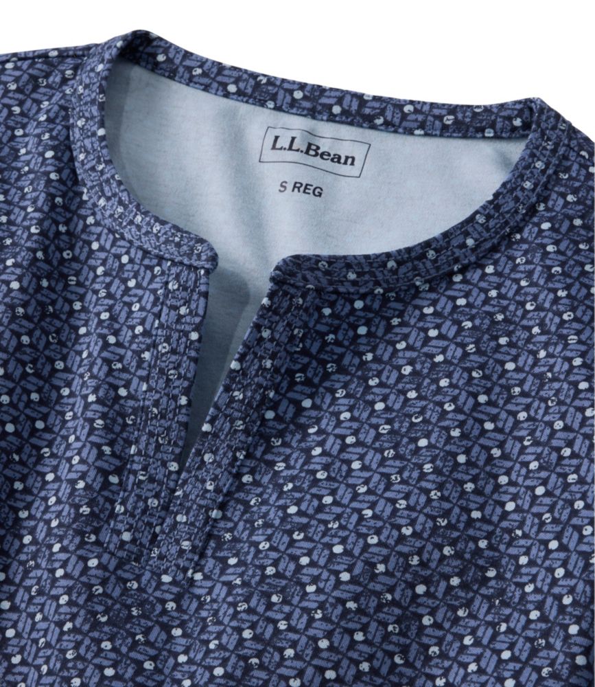 Women's L.L.Bean Tee, Three-Quarter-Sleeve Splitneck Tunic Print
