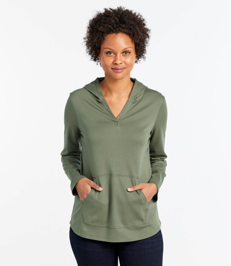 Women's L.L.Bean Splitneck Hoodie | Sweatshirts & Fleece at L.L.Bean
