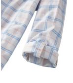 Women's Lakewashed® Organic Cotton Oxford Shirt, Roll Tab Plaid