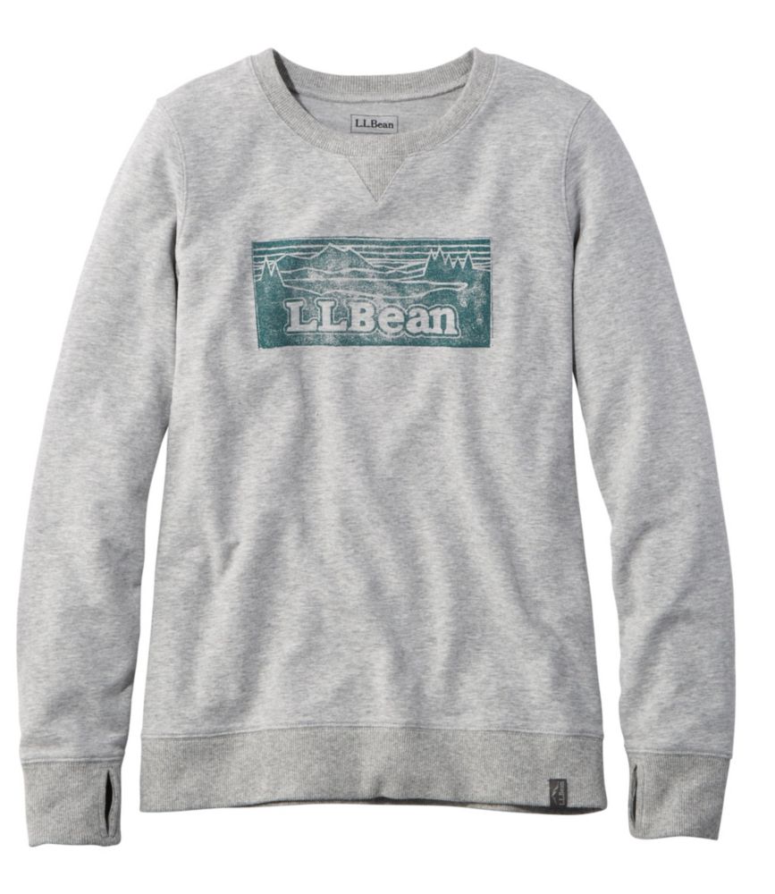 ll bean crew sweatshirt