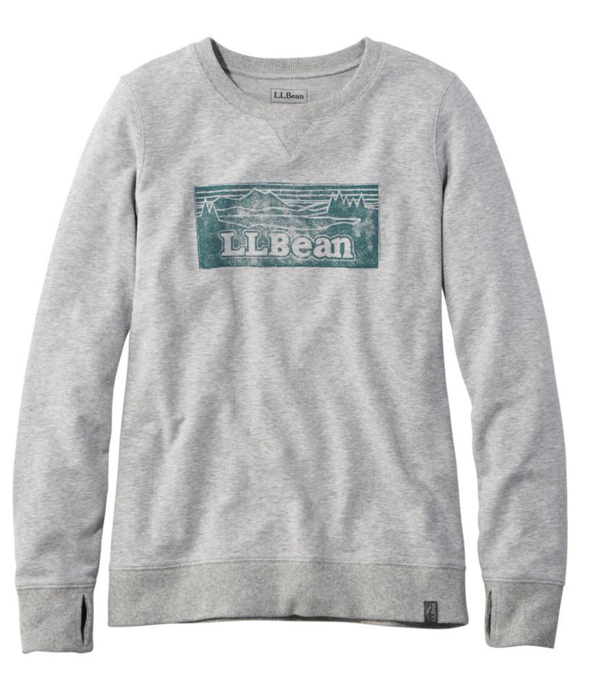 ll bean crewneck sweatshirt