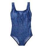 Women's BeanSport® Swimwear, Tank with Soft Cups Geo Leaf Print
