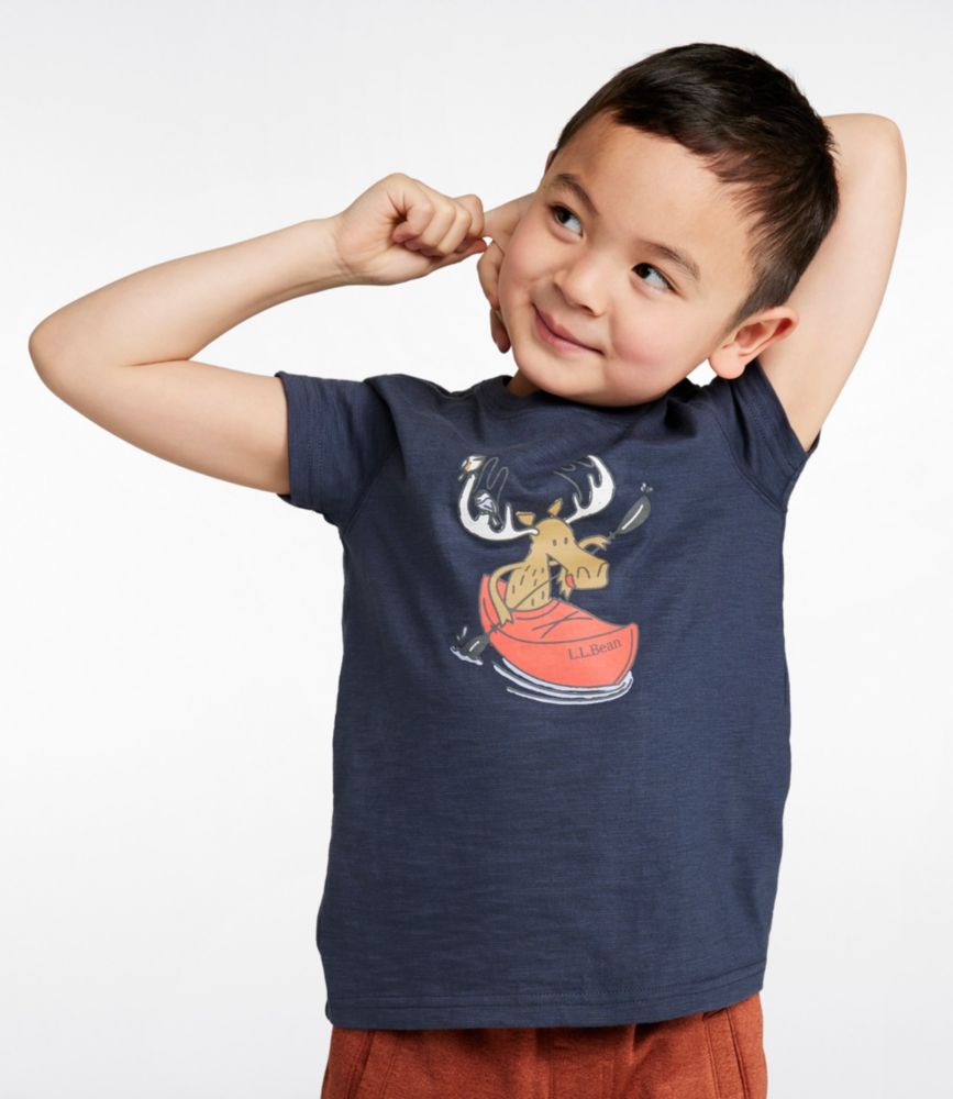 Kids' Graphic Tee, Glow-in-the-Dark, Paprika Nature Lovers, small image number 3