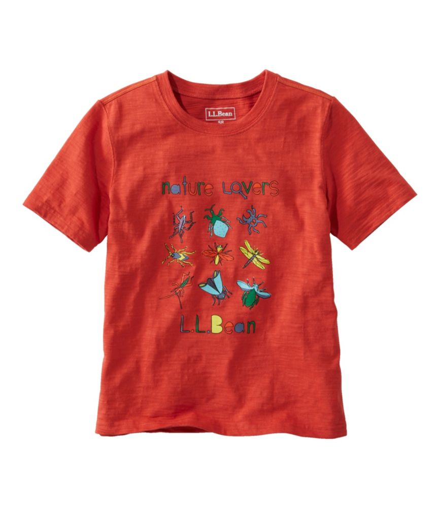 Kids' Graphic Tee, Glow-in-the-Dark, Paprika Nature Lovers, small image number 1