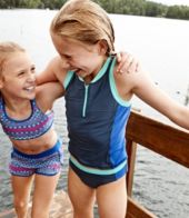 Girls' Watersports Swimwear, Tankini Short Set at L.L. Bean