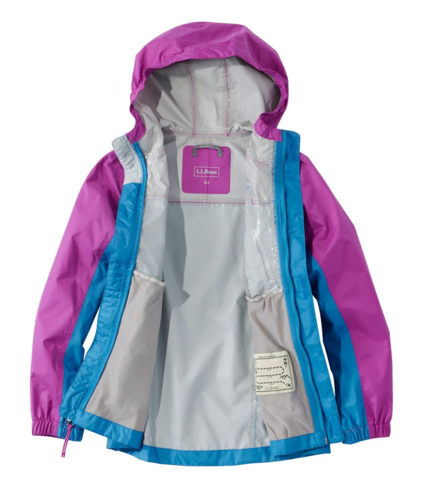 Kids' Trail Model Rain Jacket, Colorblock