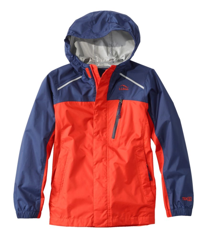 Kids' Trail Model Rain Jacket, Colorblock
