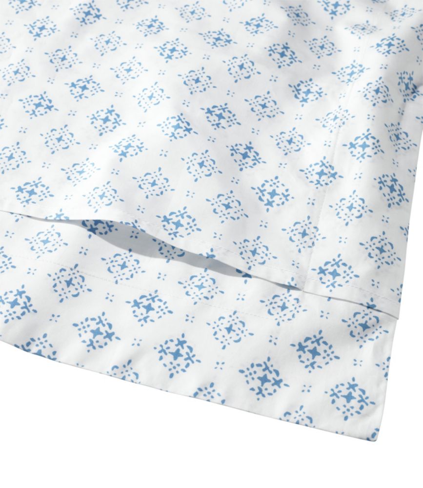 Premium Egyptian Percale Comforter Cover Collection, Print, Soft Blue, small image number 5