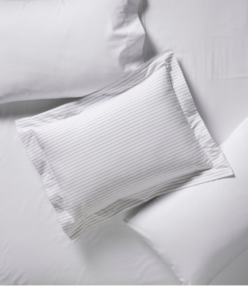 Sunwashed Percale Comforter Cover, Stripe