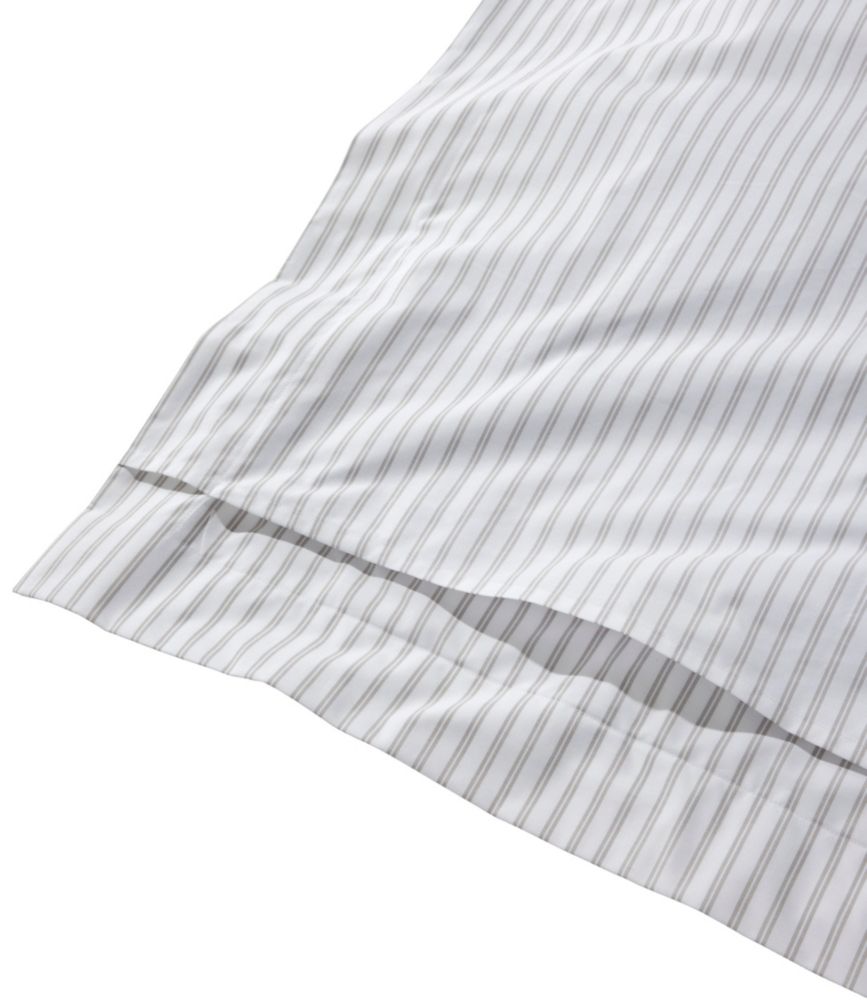 Premium Egyptian Percale Comforter Cover Collection, Stripe, Mid-Blue, small image number 5