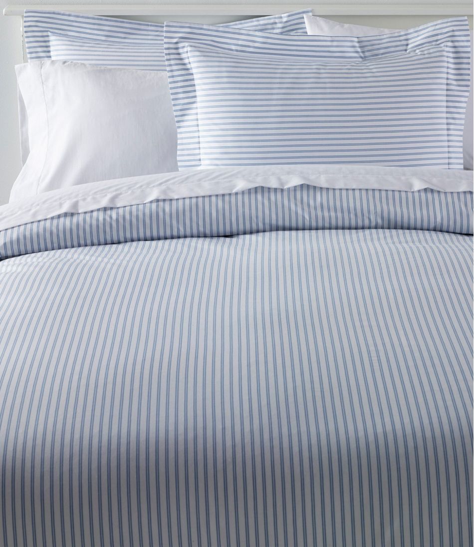 Premium Egyptian Percale Comforter Cover Collection Stripe