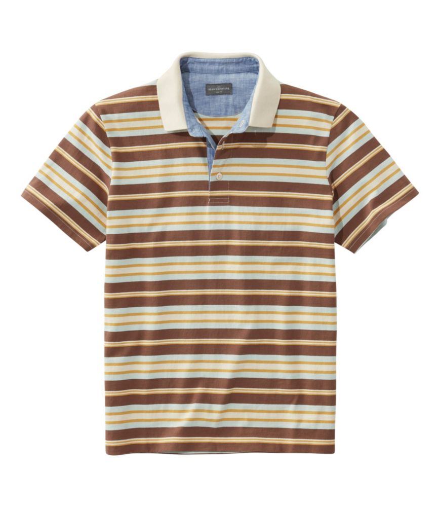 Men S Signature Polo Shirt Short Sleeve Stripe Polo Shirts At L L Bean