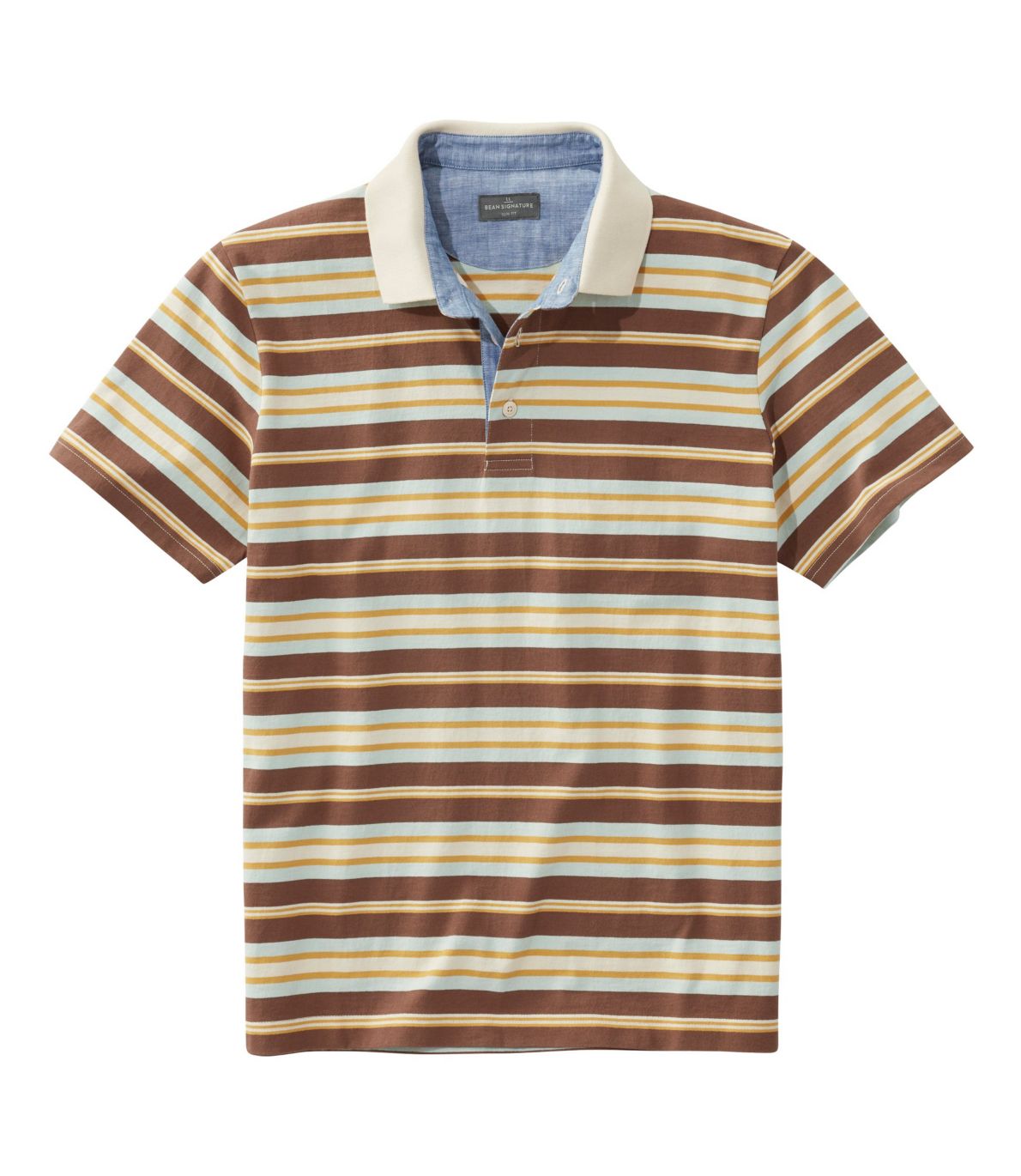 Men's Signature Polo Shirt, ShortSleeve, Stripe at L.L. Bean