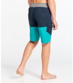 Boys' Traverse Stretch Swim Shorts, Colorblock