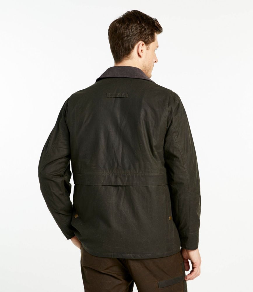 waxed cotton coat mens