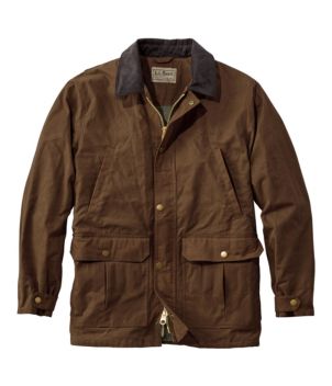 Men's Double L Waxed-Cotton Upland Coat