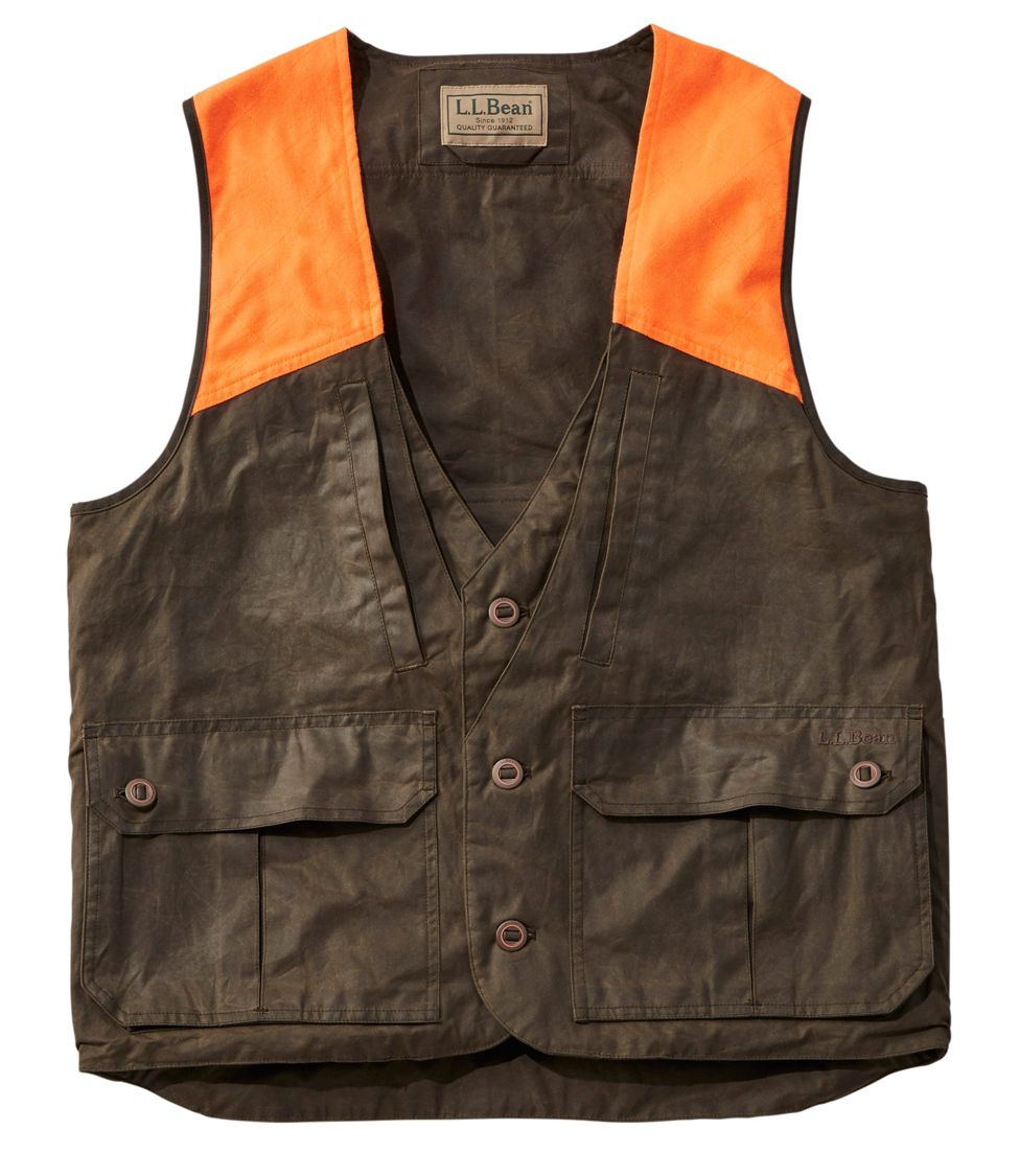 Fishing Brown 100% Cotton Outer Shell Fishing Vests for sale