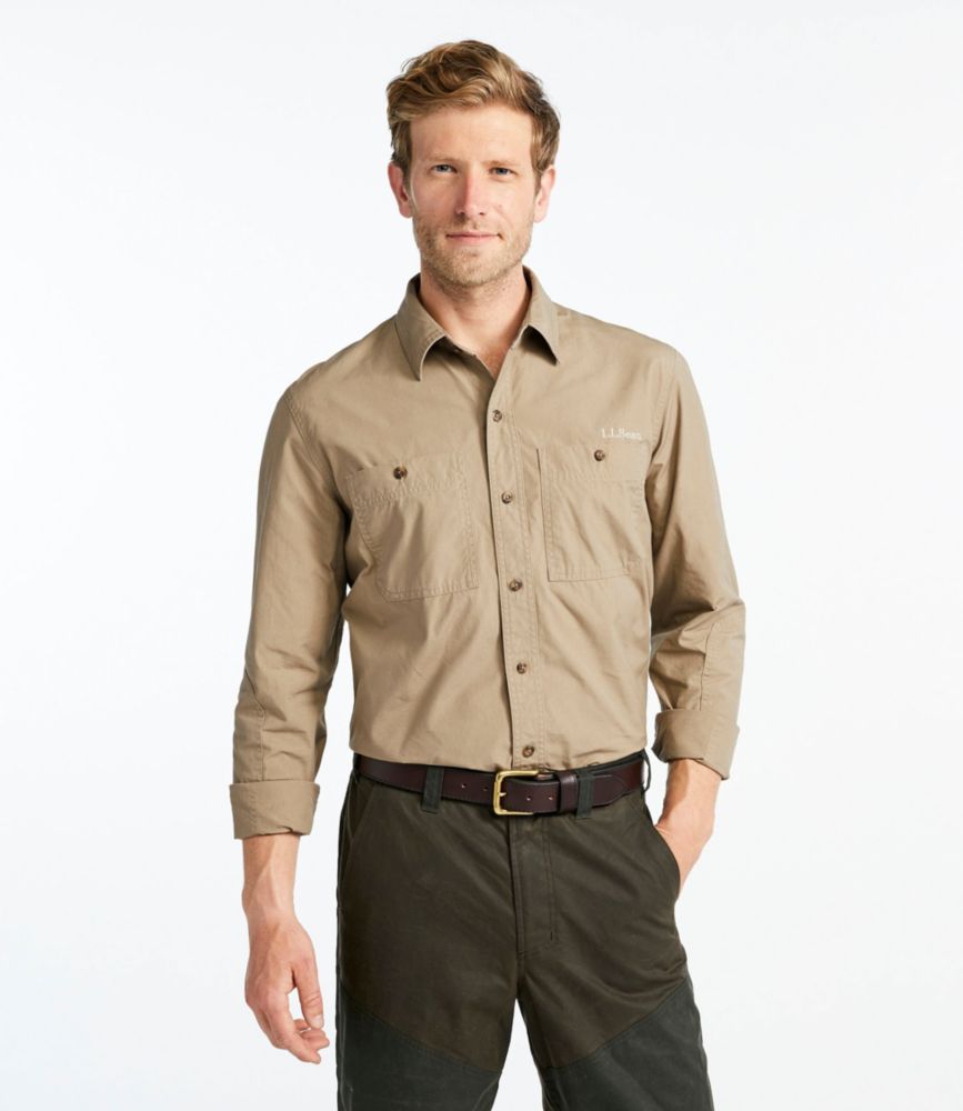 Men's Double L Field Shirt, Ash, small image number 2