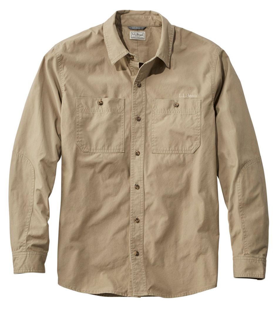 L.L. Bean Embroidered Button-front Shirts for Men