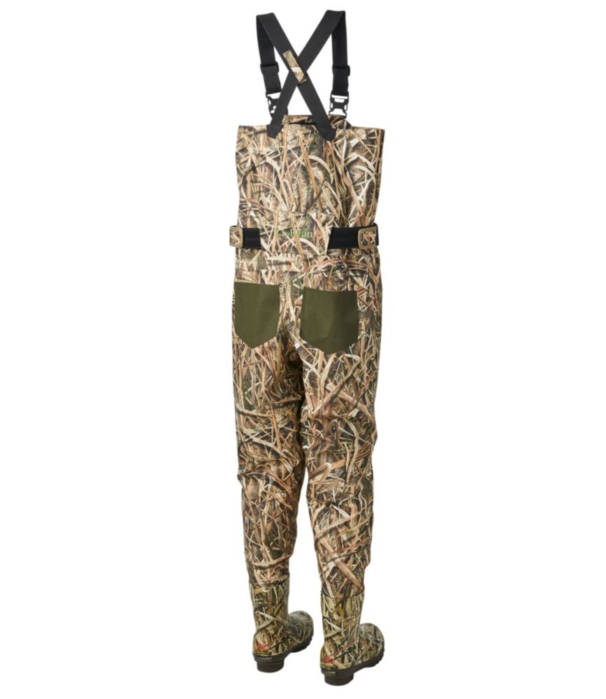 Men's Apex Waterfowl Bootfoot Waders with Super Seam Technology, Mossy Oak Shadow Grass Blades, small image number 2