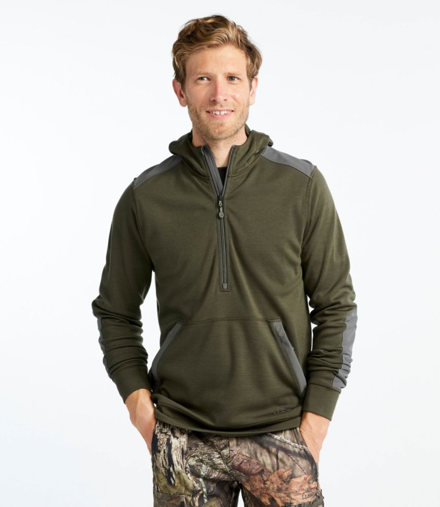 merino wool zip up hoodie